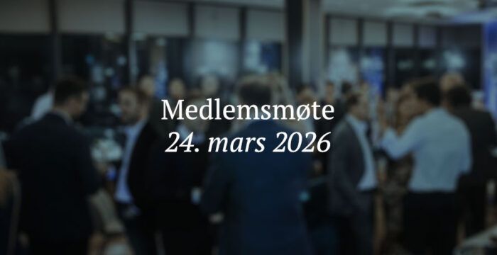 Medlemsmøte 24. mars